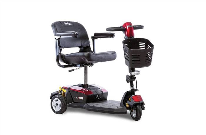 Lightweight Travel Scooter available for rental from SafeCare Rental